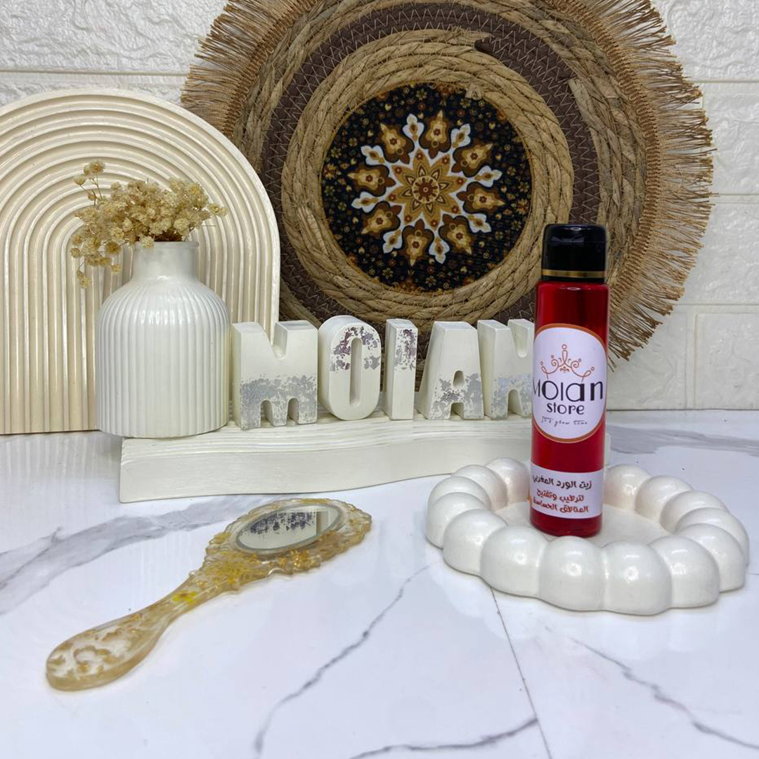 زيت الورد المغربي الأحمر - Moroccan red rose oil 