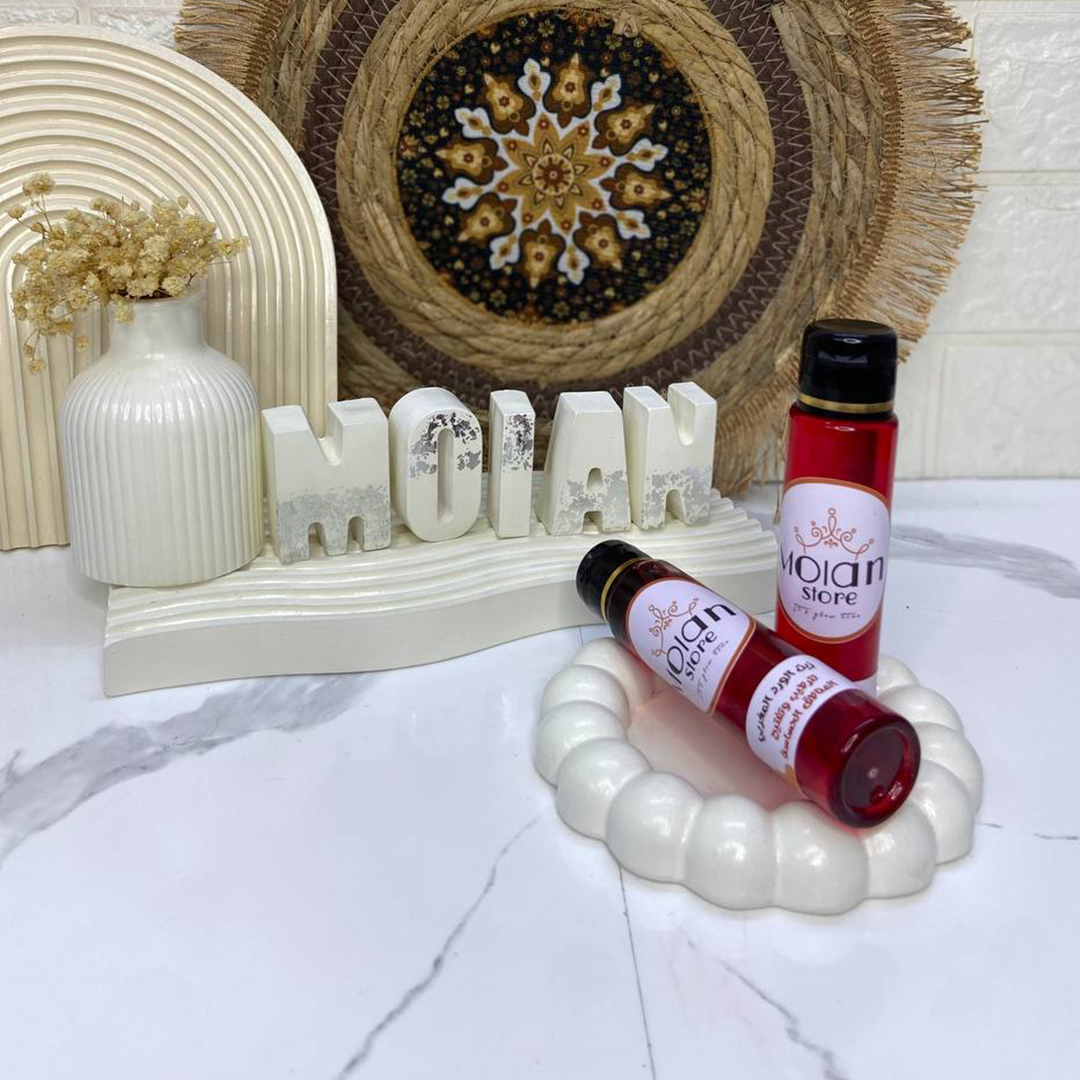 زيت الورد المغربي الأحمر - Moroccan red rose oil 