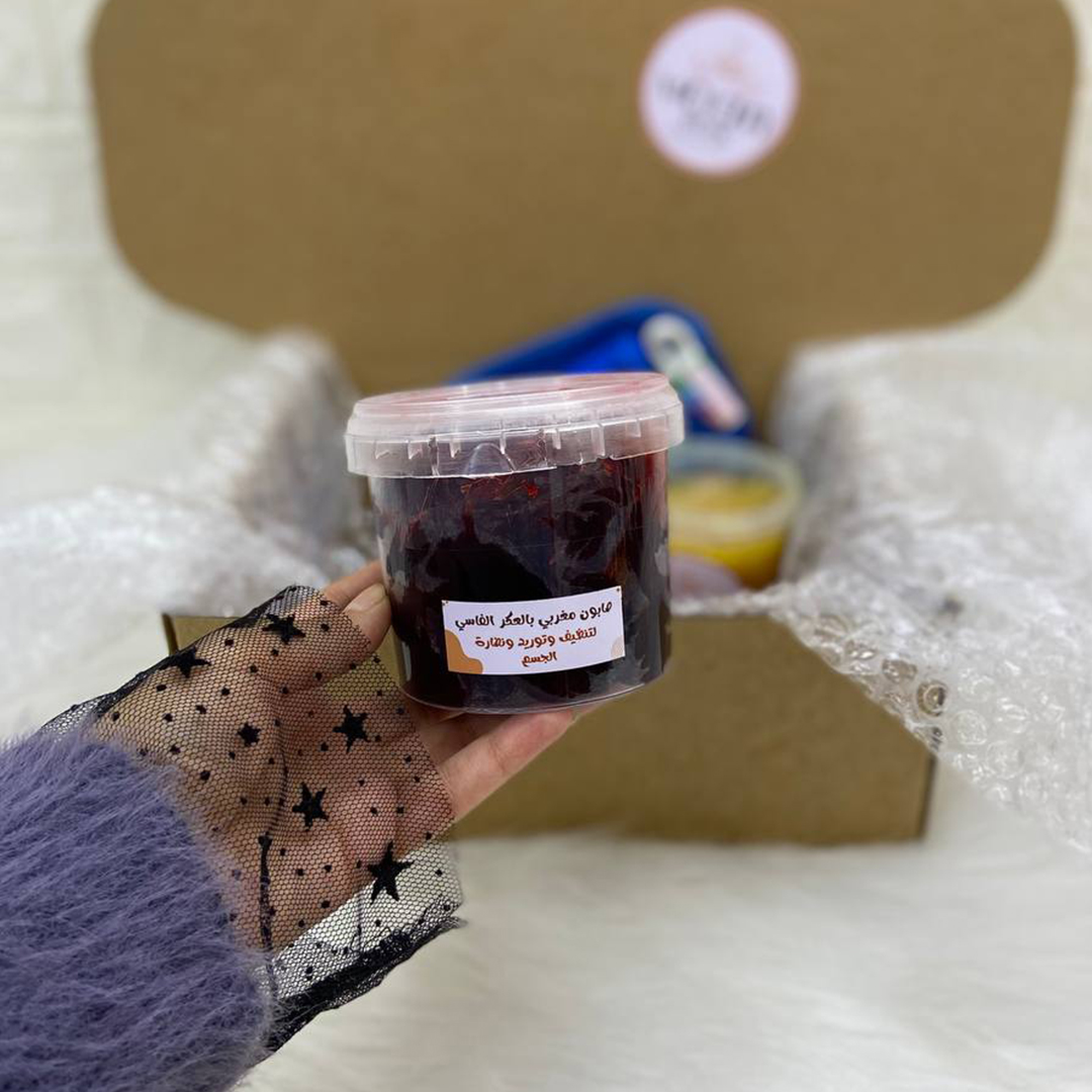 صابون مغربى بالعكر الفاسي - Morocco Aker Fassi Soap