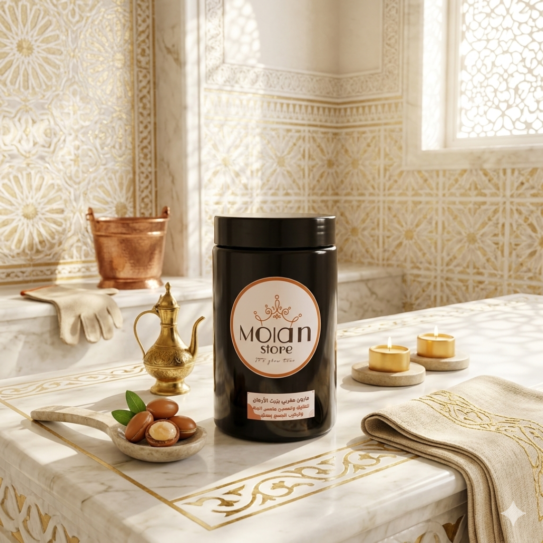 صابون مغربى بالأرجان - Moroccan Argan Oil Soap   