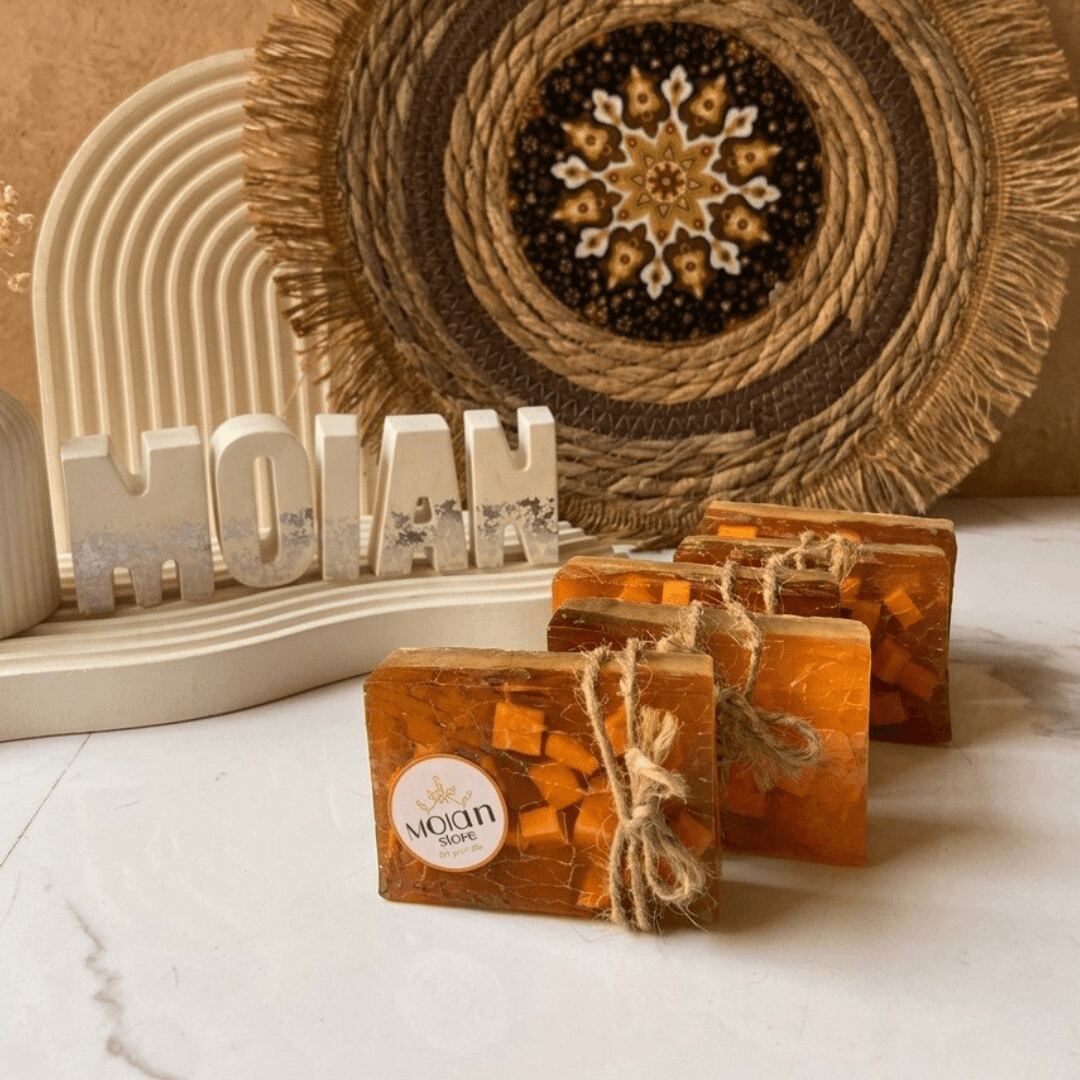 صابونة القهوة و البرتقال - Coffee & Orange Soap